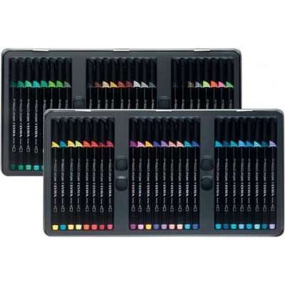 Lyra HI Quality Fine Arts Felt-Tip Pens (Metal Box of 50)