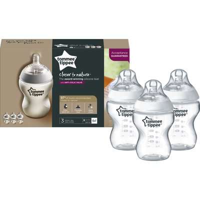 Tommee Tippee - Closer to Nature Bottle 260ml (3PK)