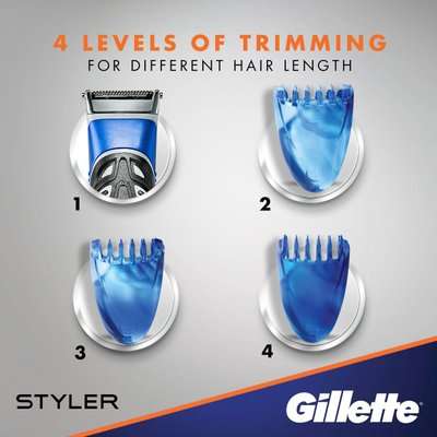 Gillette Fusion ProGlide Power Styler 3-in-1 Men's Body Groomer