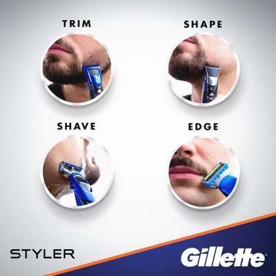 Gillette Fusion ProGlide Power Styler 3-in-1 Men's Body Groomer