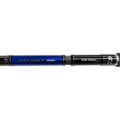 Daiwa Saltist Grinder Elite 15' Heavy Spinning Rod STE1504HS (4 Piece)