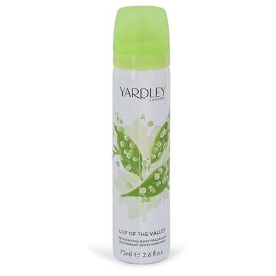 Yardley London Lily of The Valley Body Spray (77ml) - Parallel Import