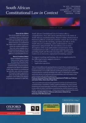 South African Constitutional Law In Context (Paperback)