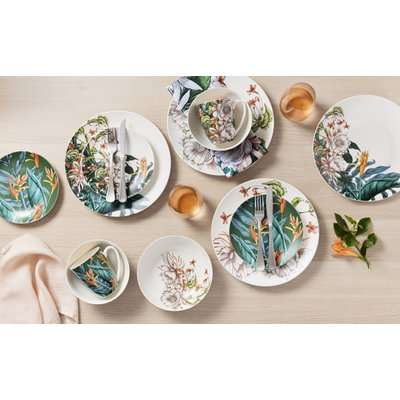 Maxwell and Williams Night Garden Flower Side Plates (19cm)
