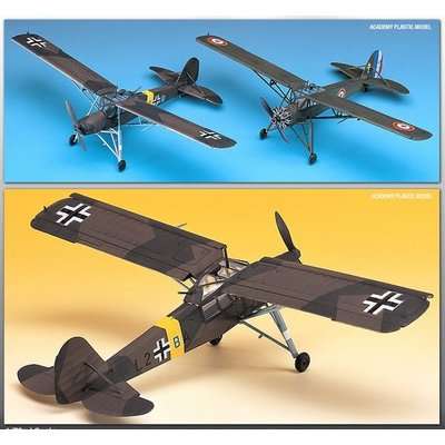 Academy Fi-156 Storch "Morane Saulnier MS 500/502" Model Kit (1:72)