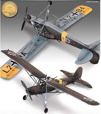 Academy Fi-156 Storch "Morane Saulnier MS 500/502" Model Kit (1:72)