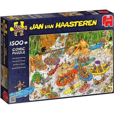 Jumbo Jan van Haasteren Wild Water Rafting Jigsaw Puzzle (1500 Pieces)