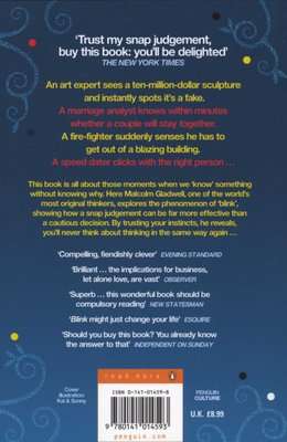 Blink - The Power of Thinking Without Thinking (Paperback)