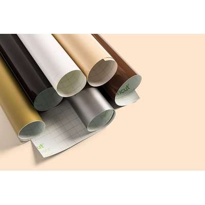 Cricut Premium Vinyl Permanent 6 Sheet Sampler (30 x 30cm)(Basics) - Compatible with Cricut Maker /