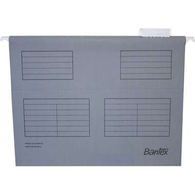 Bantex B3460 Suspension Files (A4)(Grey)(25 Pack)