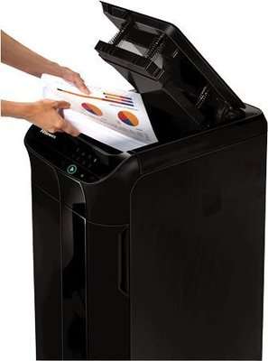 Fellowes Automax 350C Cross-Cut Shredder (Black)