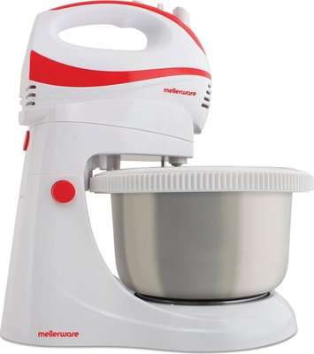 Mellerware Prima Complete - 5 Speed Stainless Steel Hand Mixer (2.5L)(200W)(White)