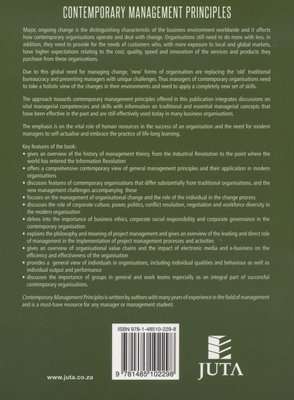Contemporary Management Principles (Paperback)