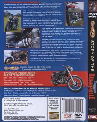 The Story of the Triumph Bonnevillle (DVD)