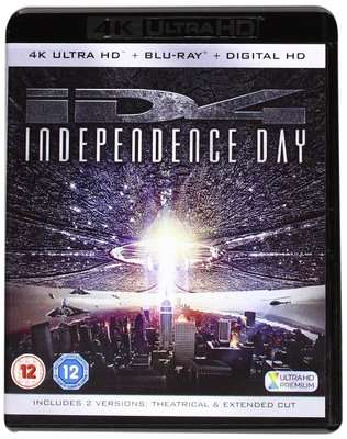 Independence Day - 4K Ultra HD + Theatrical & Extended Cut (Blu-ray disc)