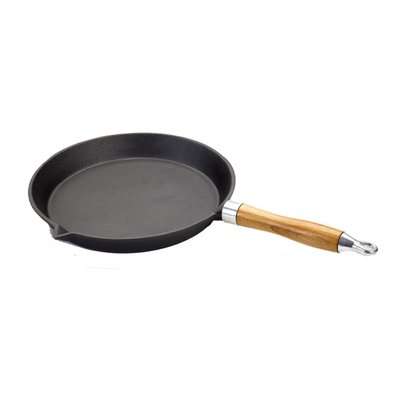 Oztrail 30cm Frying Pan with Wood Handle
