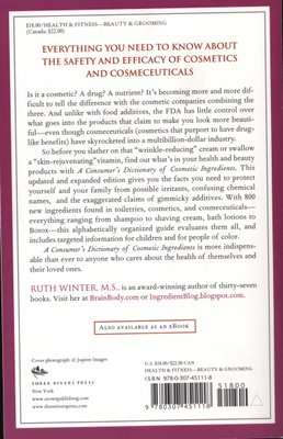 A Consumer's Dictionary Of Cosmetic Ingredients, 7th Edition (Paperback, 7th Revised, Updated Ed.)