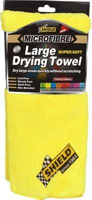 Shield Microfibre Drying Towel (Large) (Yellow)