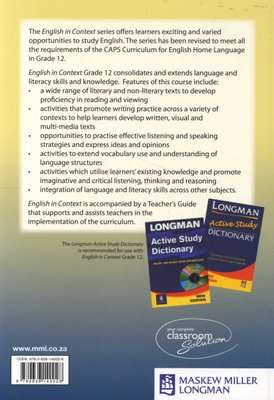 English in Context: Grade 12: Learner's Book (Paperback)