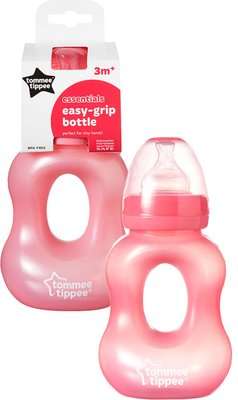 Tommee Tippee - Essential Basics Wide Neck Gripper Bottle (260ml | Supplied Colour May Vary)