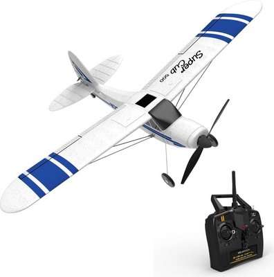 Exhobby R/C Super Cub 500 Brushed 3 Channel Plane with Battery & USB Charger