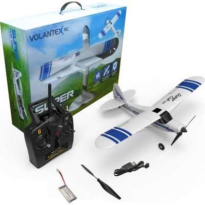Exhobby R/C Super Cub 500 Brushed 3 Channel Plane with Battery & USB Charger