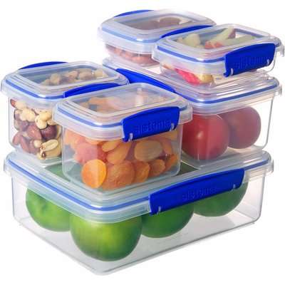Sistema Klip It - Rectangular Container (6 Pack)