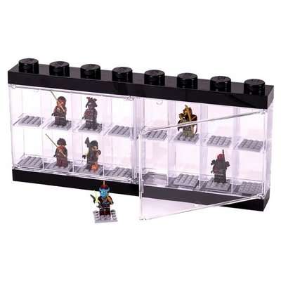 Lego Minifigure Display Case 16 (38cm)(Black)