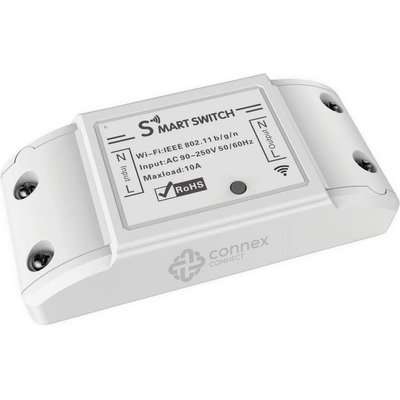 Connex Connect Smart Wi-Fi & Bluetooth Switch (10A)(White)
