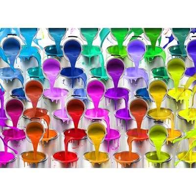 RGS Paint Bucket Waterfall Jigsaw Puzzle (1000 Piece)