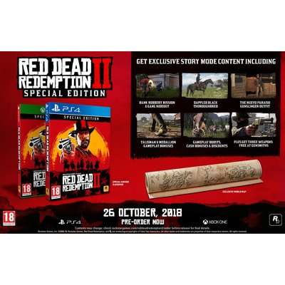 Red Dead Redemption 2 - Special Edition (PlayStation 4, Blu-ray disc)