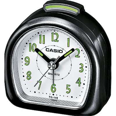 Casio Travellers Alarm Clock Bl (Black & White)