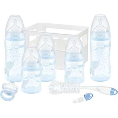 NUK First Choice Starter Pack Crate (Blue Elephant)