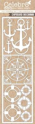 Die Cut Matt Board Lanki Nautical Theme
