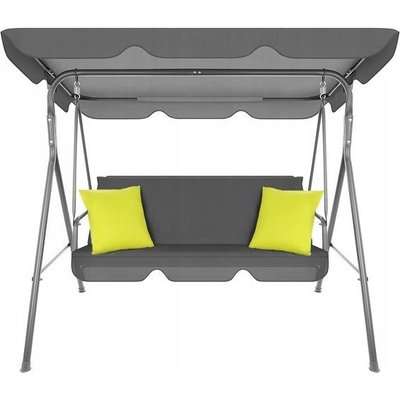 Seagull Metal Garden Swing Chair With Pillow (3 Seater)