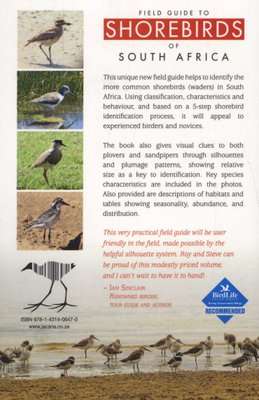Field guide to shorebirds of South Africa (Paperback)