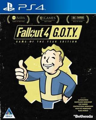 Fallout 4 - Game Of The Year (PlayStation 4, Blu-ray disc)