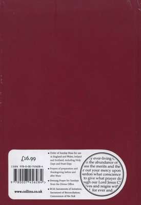 The Sunday Missal (Red edition) - The New Translation of the Order of Mass for Sundays (Hardcover, R
