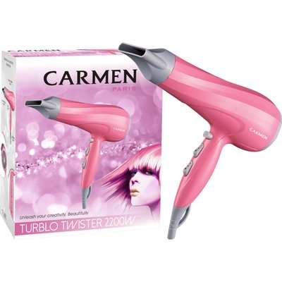 Carmen In-The-Pink  Turbo Hairdryer