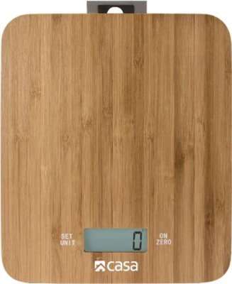 Casa Electronic Bamboo Kitchen Scale