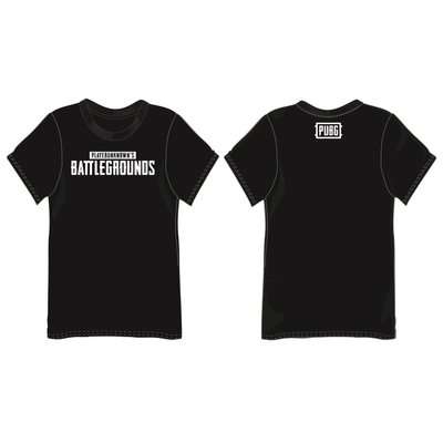 PUBG Logo Mens T-Shirt (Black)(Large) - Image is Only to Depict T-Shirt Design