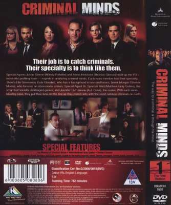 Criminal Minds - Season 1 (DVD, Boxed set)