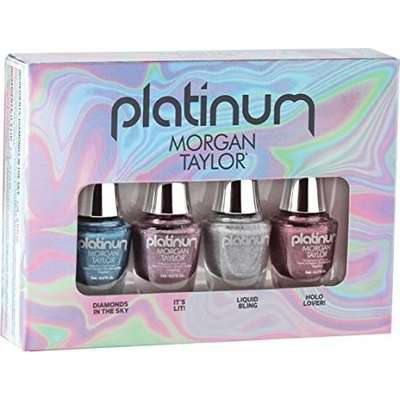 Morgan Taylor Professional Nail Lacquer Platinum MINI (4 Pack)