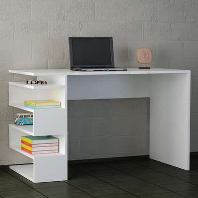 Homemark Armoire's Snake Desk (White)