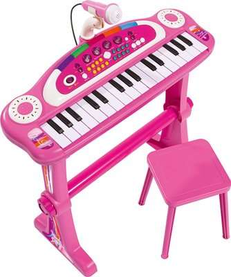 My Music World Girls Keyboard with Stand