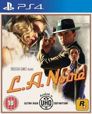 L.A. Noire (PlayStation 4, Blu-ray disc)