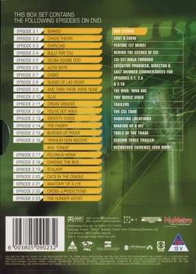 CSI: Las Vegas - Complete Season 2 (DVD, Boxed set)