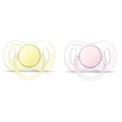Philips AVENT Mini Orthodontic Pacifiers (2 Pack) (Girls)