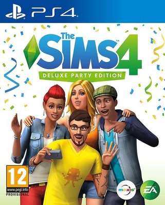 The Sims 4 - Deluxe Party Edition (PlayStation 4, Blu-ray disc)