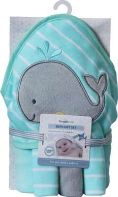 Snuggletime Bath Gift Set - Whale